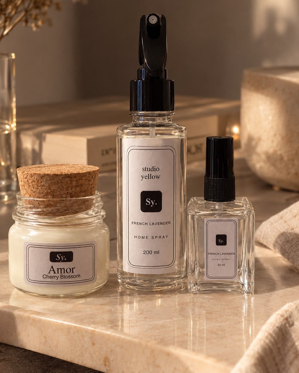 Vela Amor, aroma Flor de Cerejeira