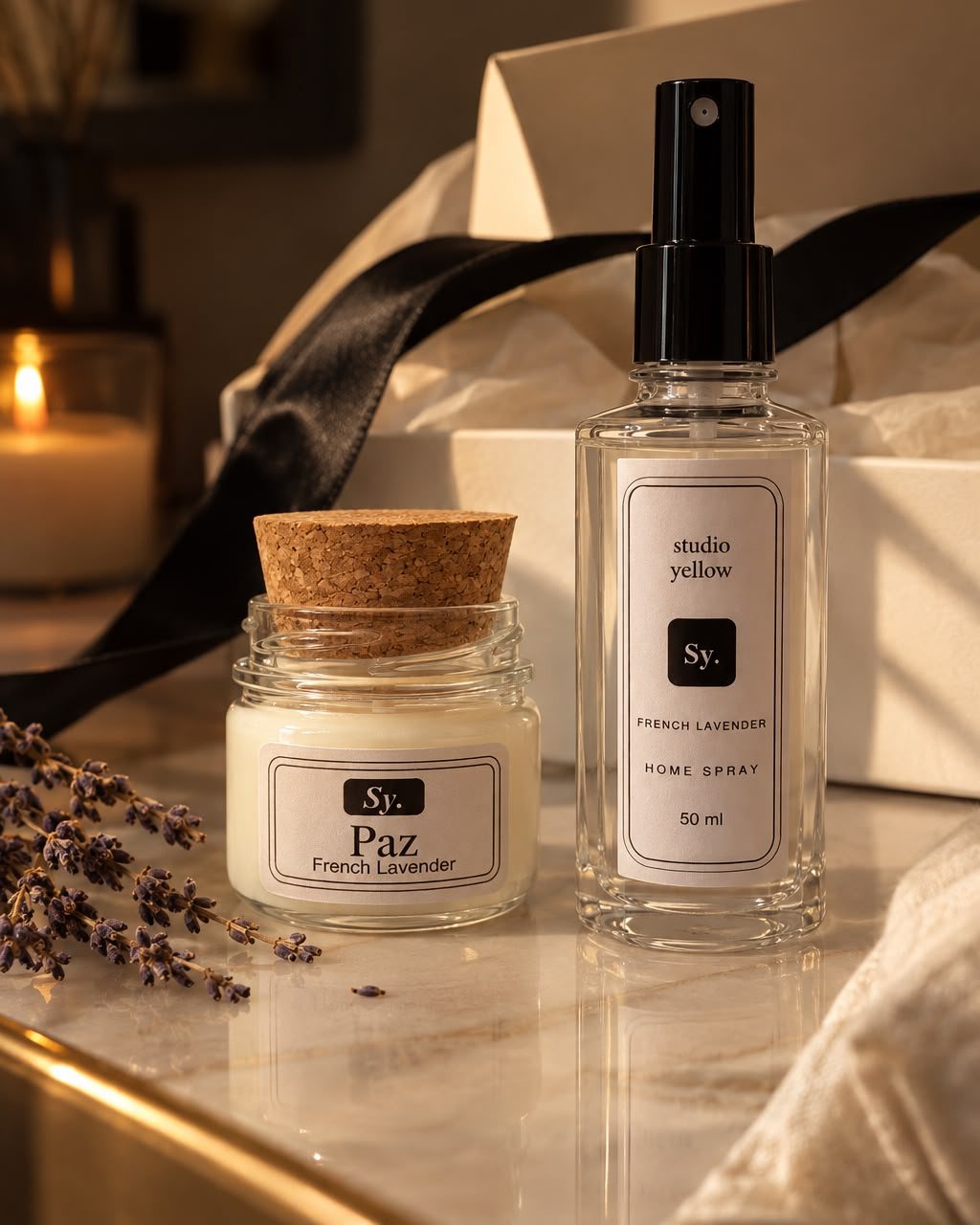 Vela Paz, Lavanda Francesa