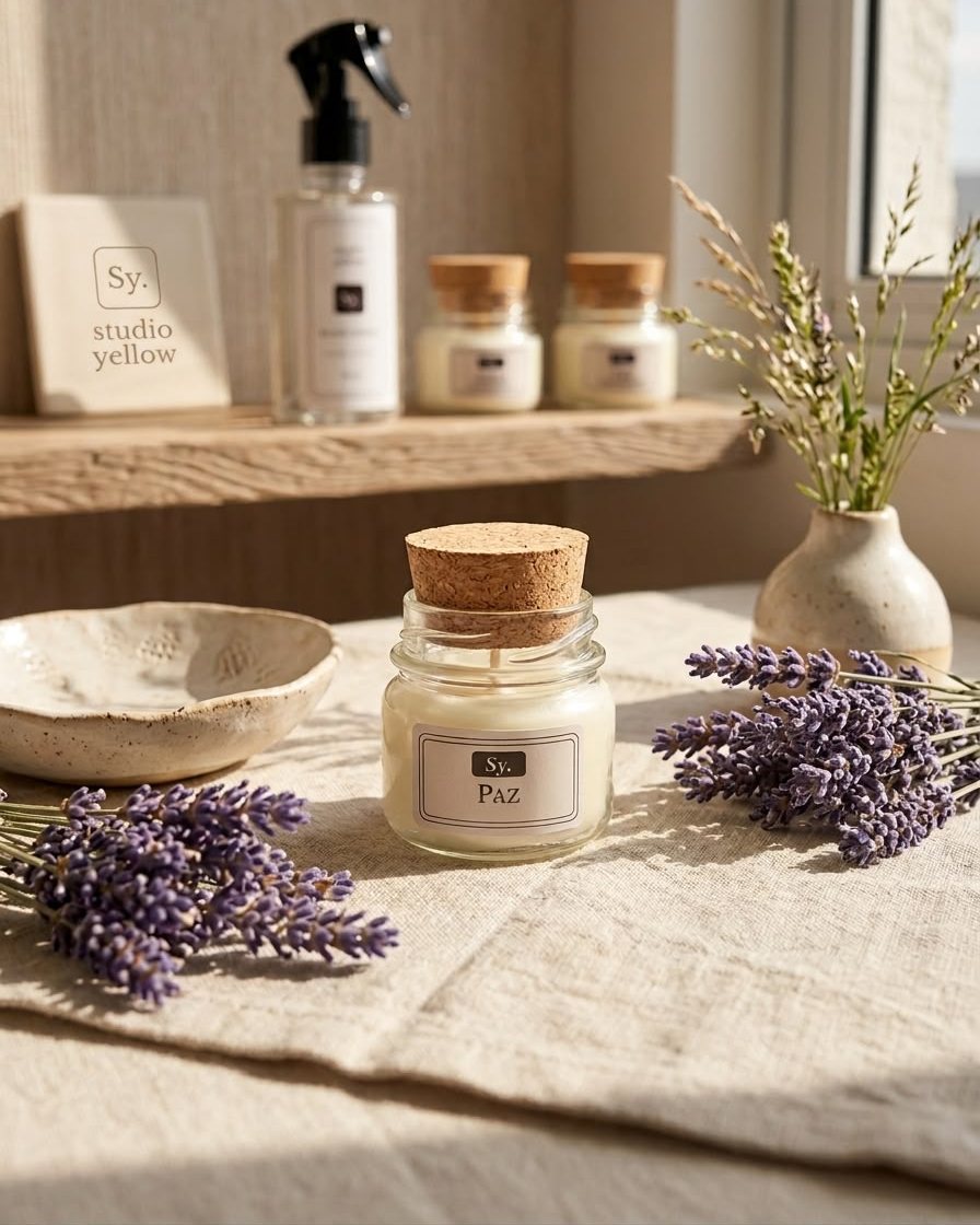 Vela Paz, aroma Lavanda Francesa